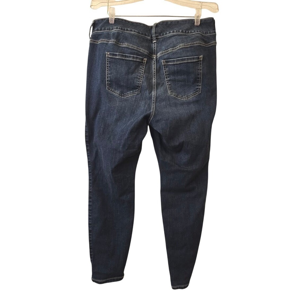 Torrid Womens Super Soft Jegging Dark Wash Denim Casual 16S Short - Picture 10 of 11